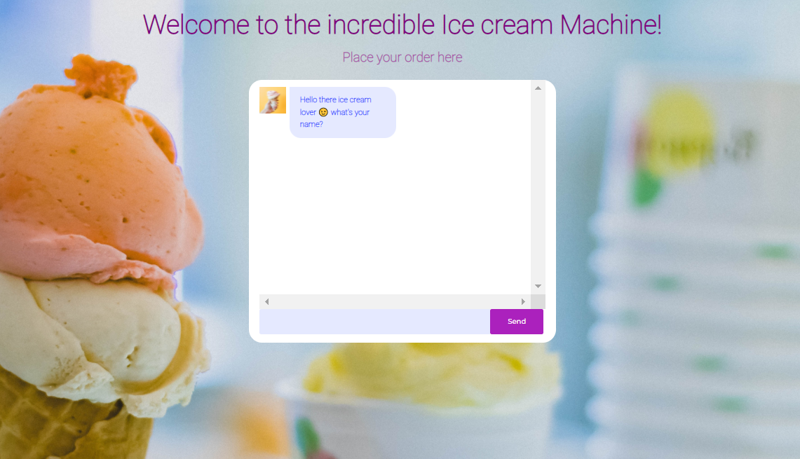 Ice cream bot